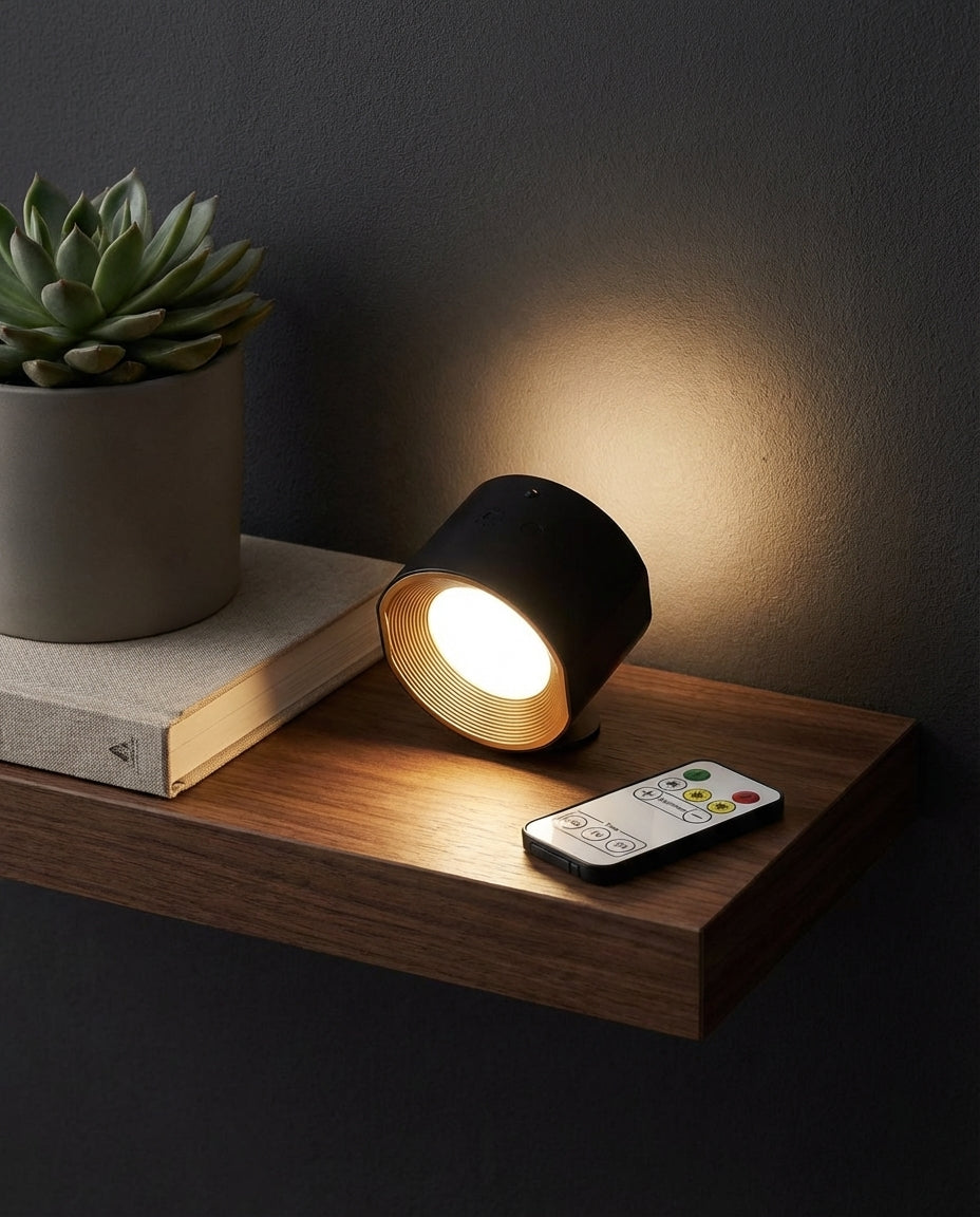 LumiOrb 360 — Trådløs vegglampe