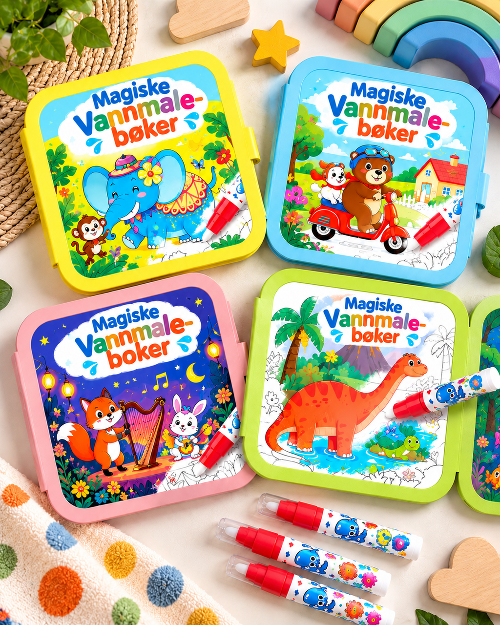 AquaBloom – vannmalebøker for de minste