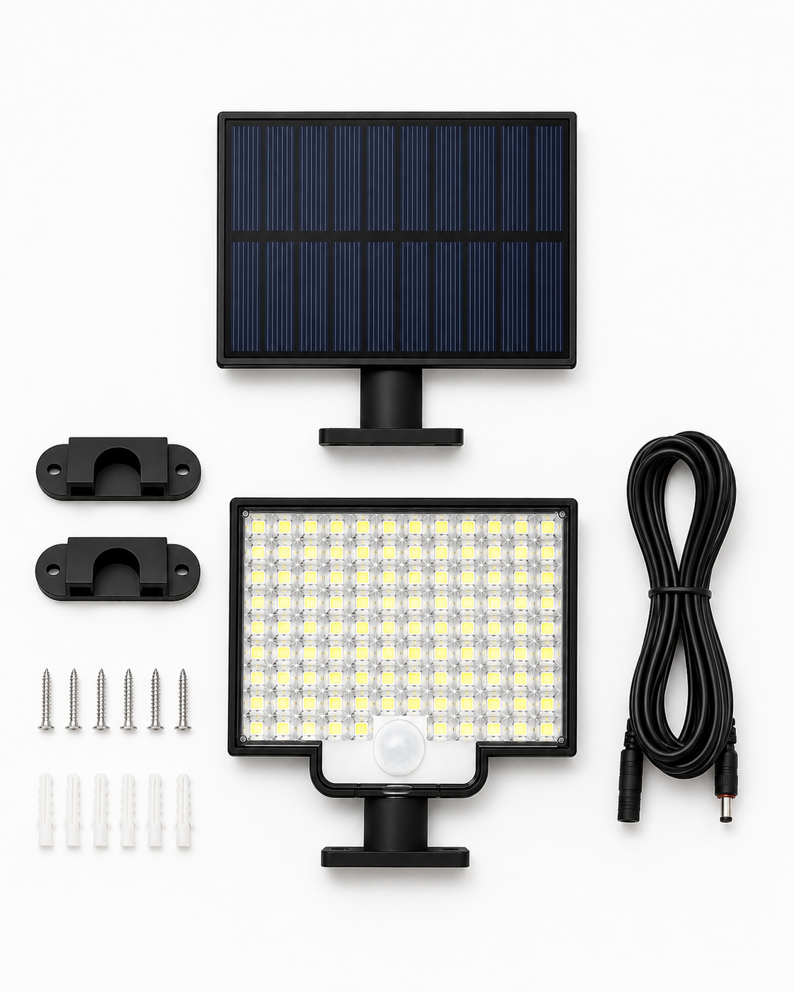 Solcelledrevet Bevegelsessensorlampe Utendørs | 106 LED