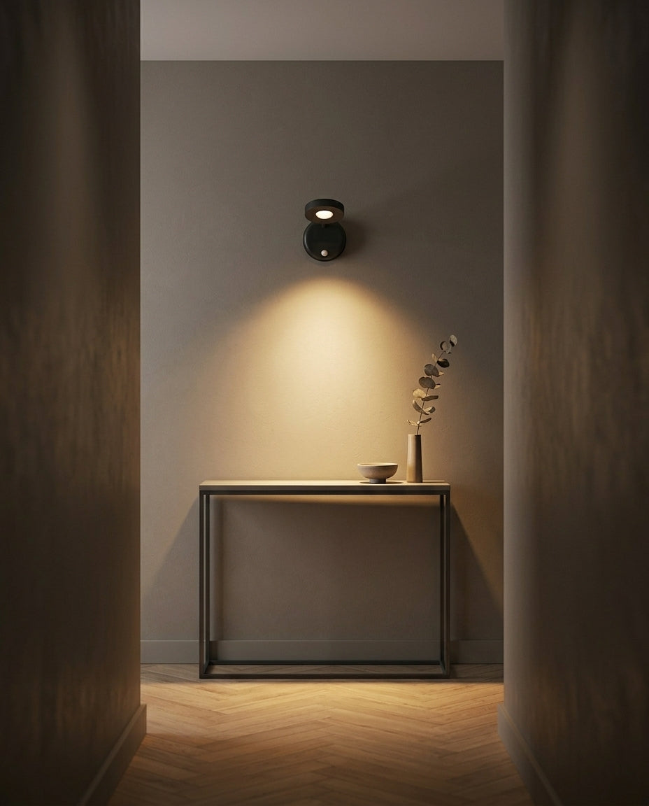 Trådløs LED-spotlight med bevegelsessensor | LumaSwivel 360