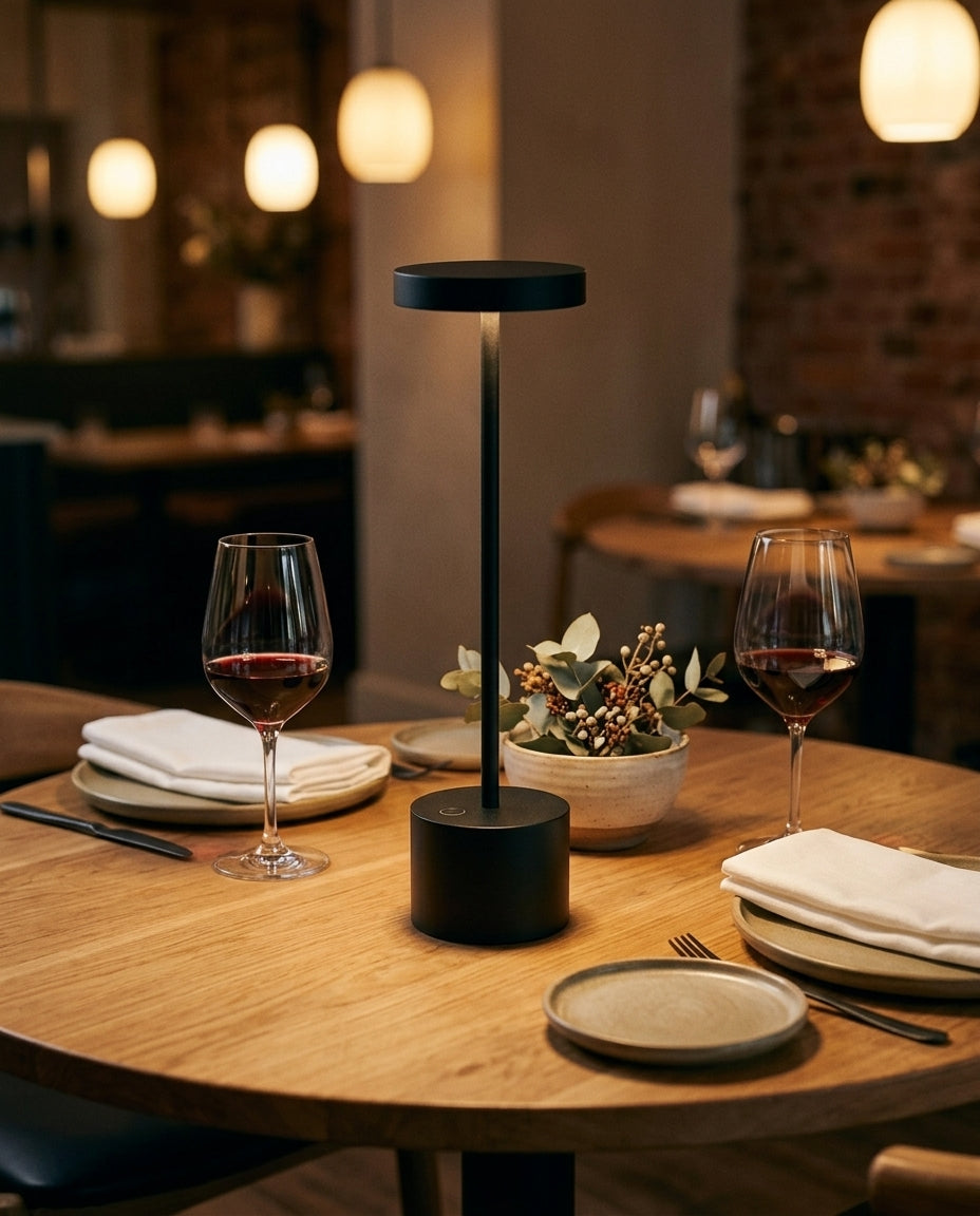 Oppladbar LED-bordlampe | Touch-dimming – Lumara