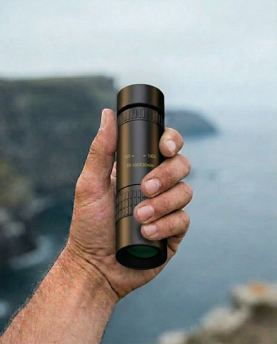 Zoommonokular | Nattesyn & Stativ | Titanium