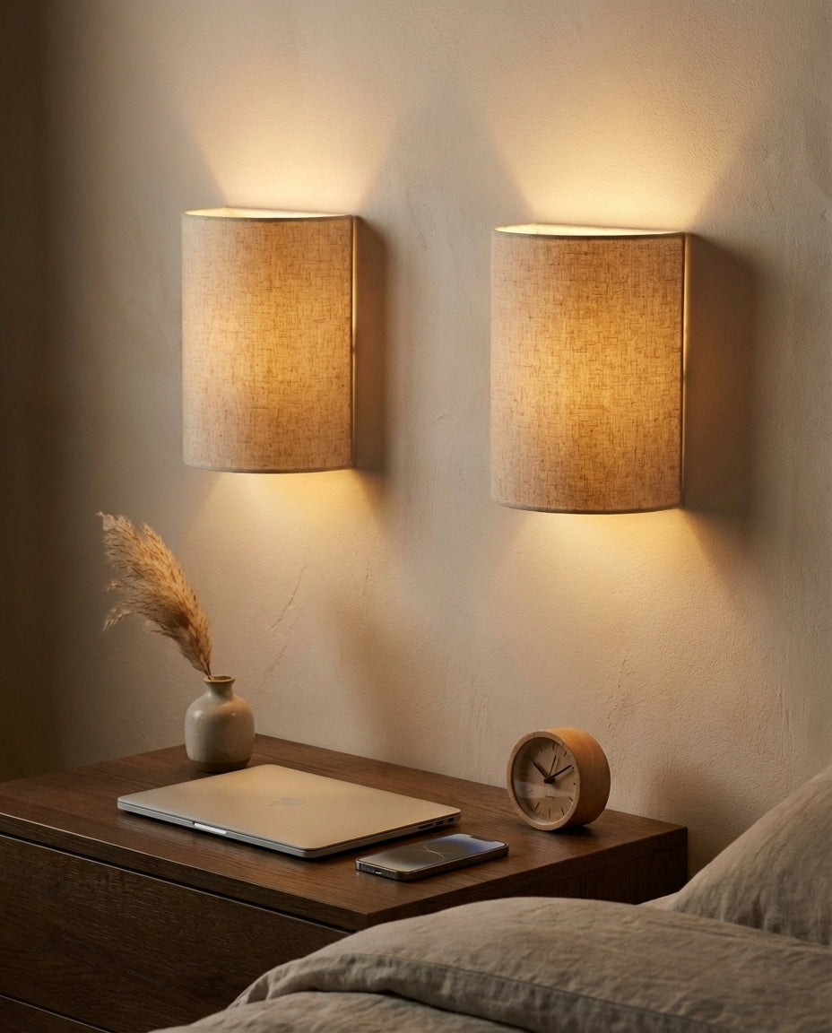 Trådløs vegglampe | Magnetisk oppladbar lampe – Linsskjerm