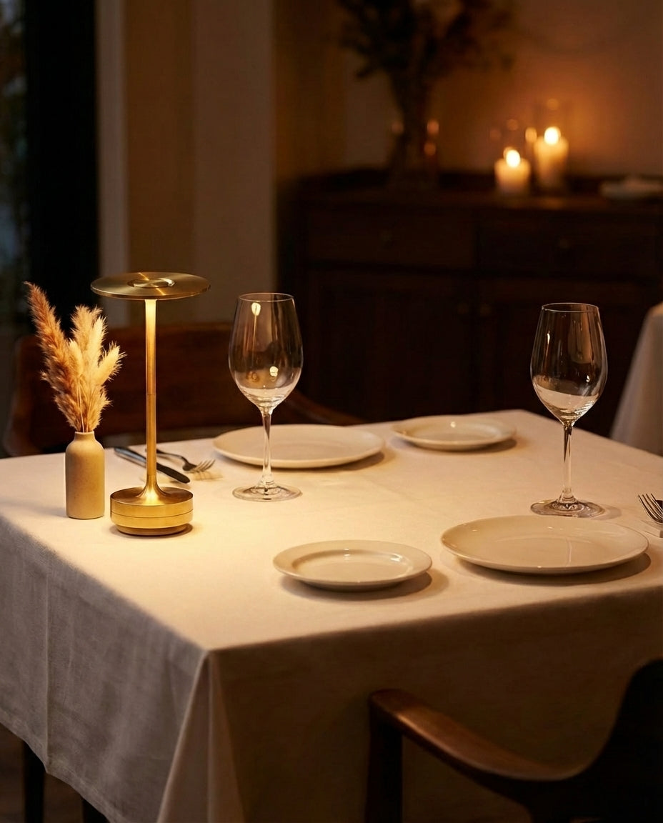 Trådløs oppladbar bordlampe | Aura Glow