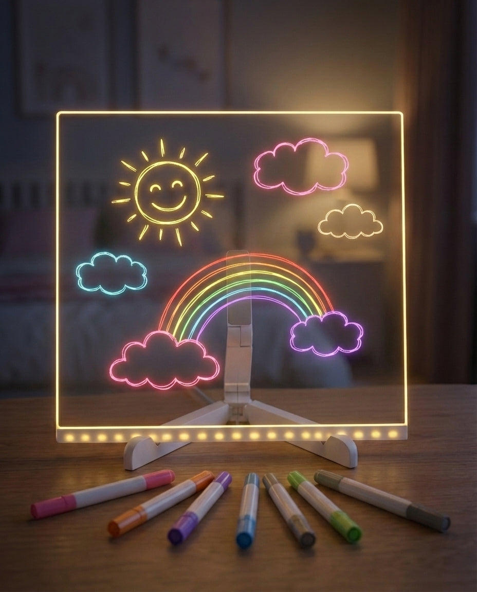 LED-tegnebrett for barn | GlowSketch lysplate