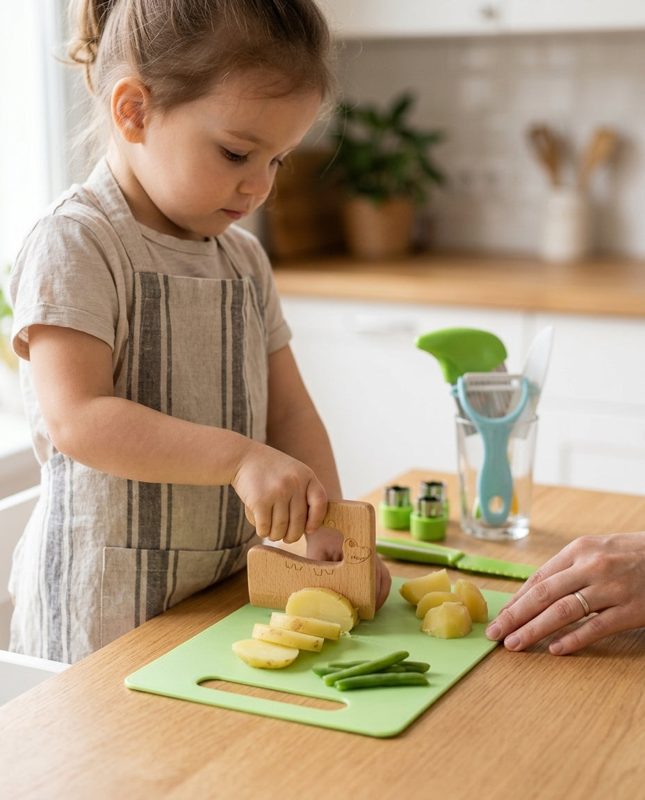 LittleHands Kitchen Co. | 13-delt ekte matlagingssett for barn