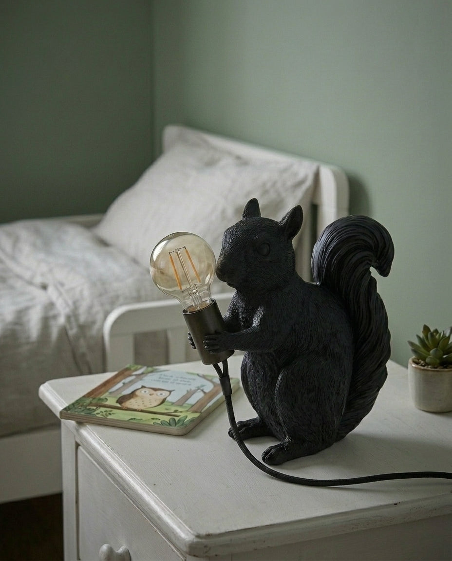 LED-ekornlampe | Varm belysning til barnerom