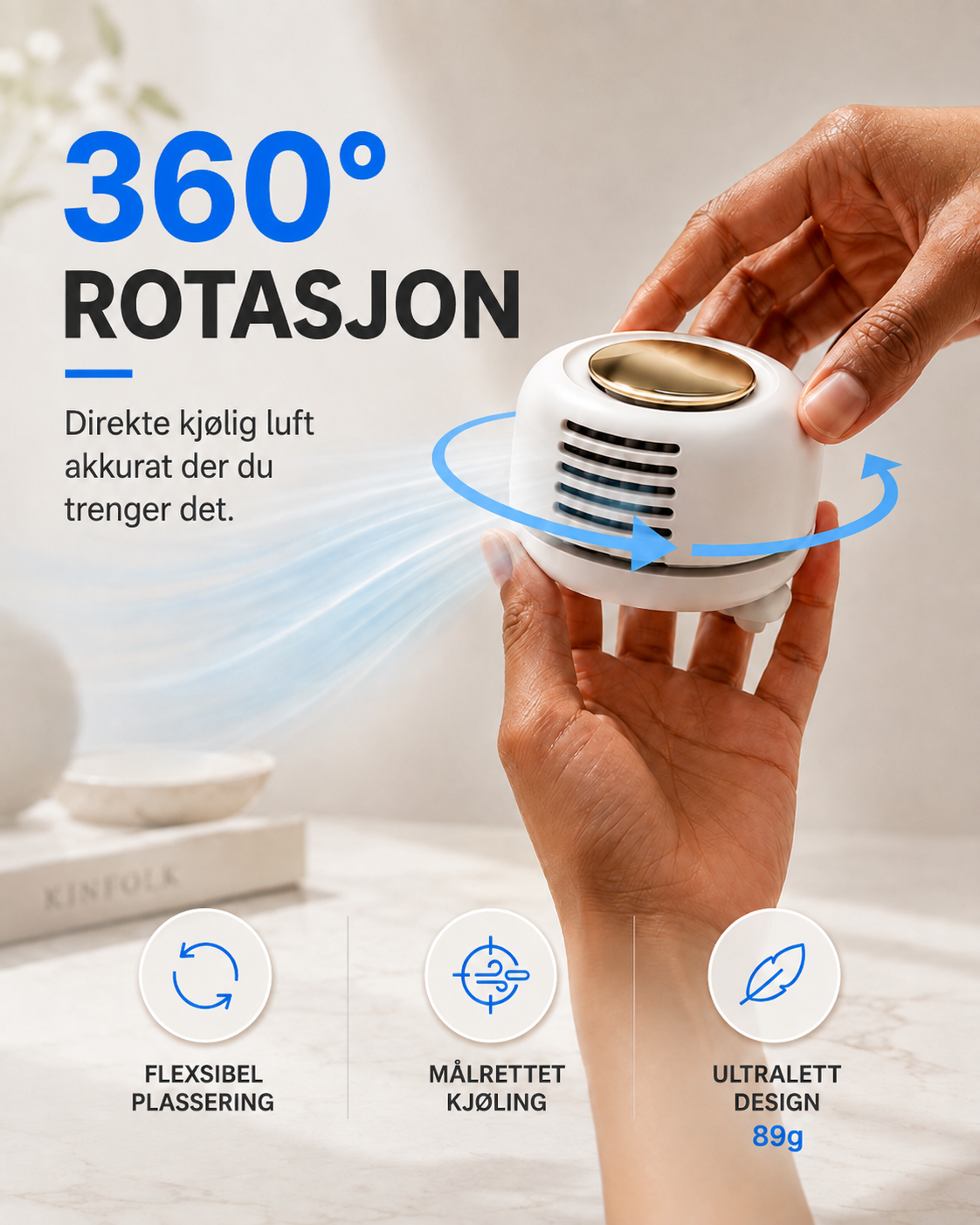 Breeze Clip Personal Cooling Fan