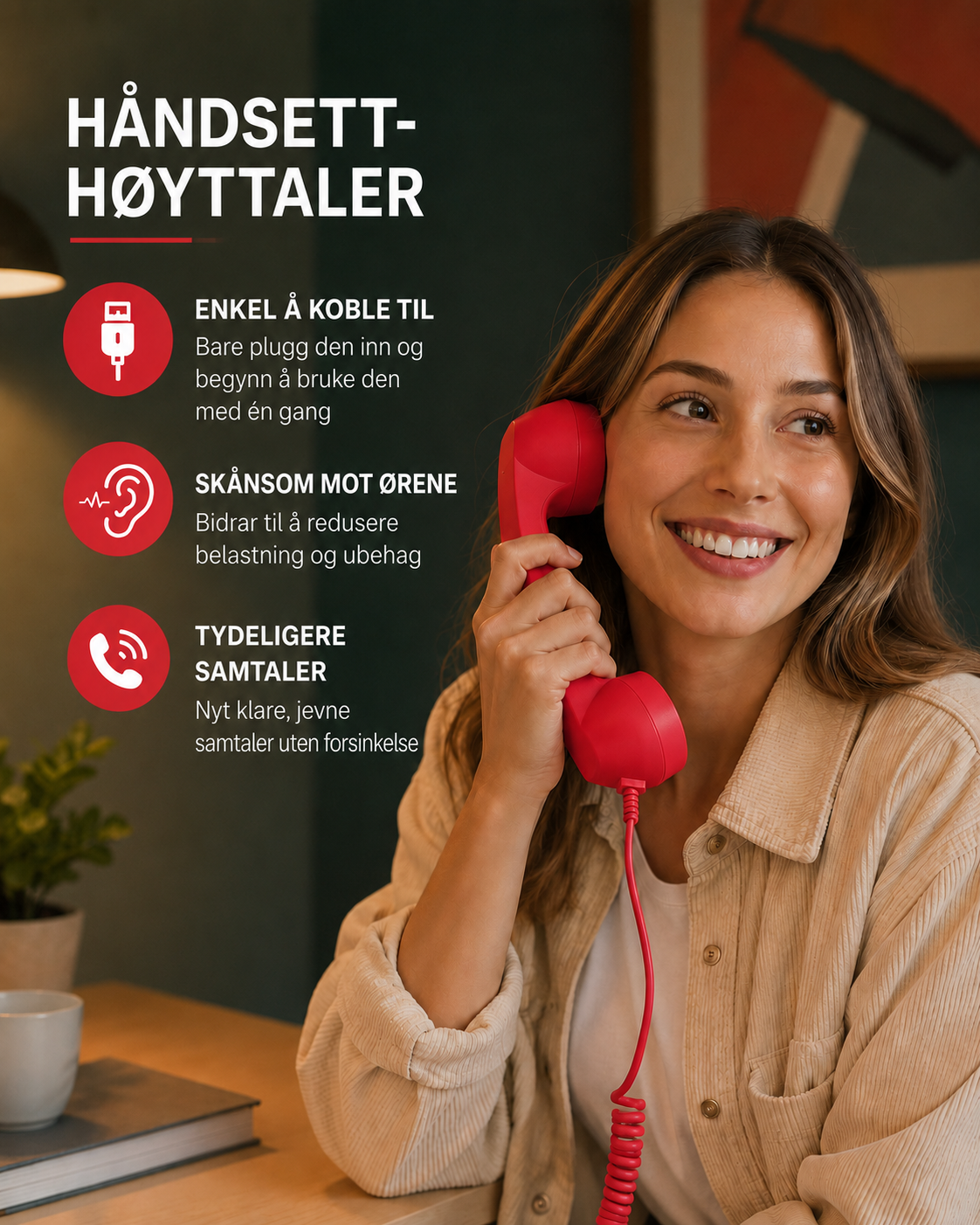 EchoLine Retro-håndsett