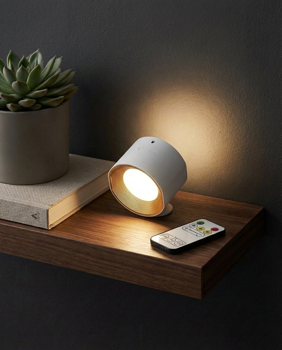 LumiOrb 360 — Trådløs vegglampe