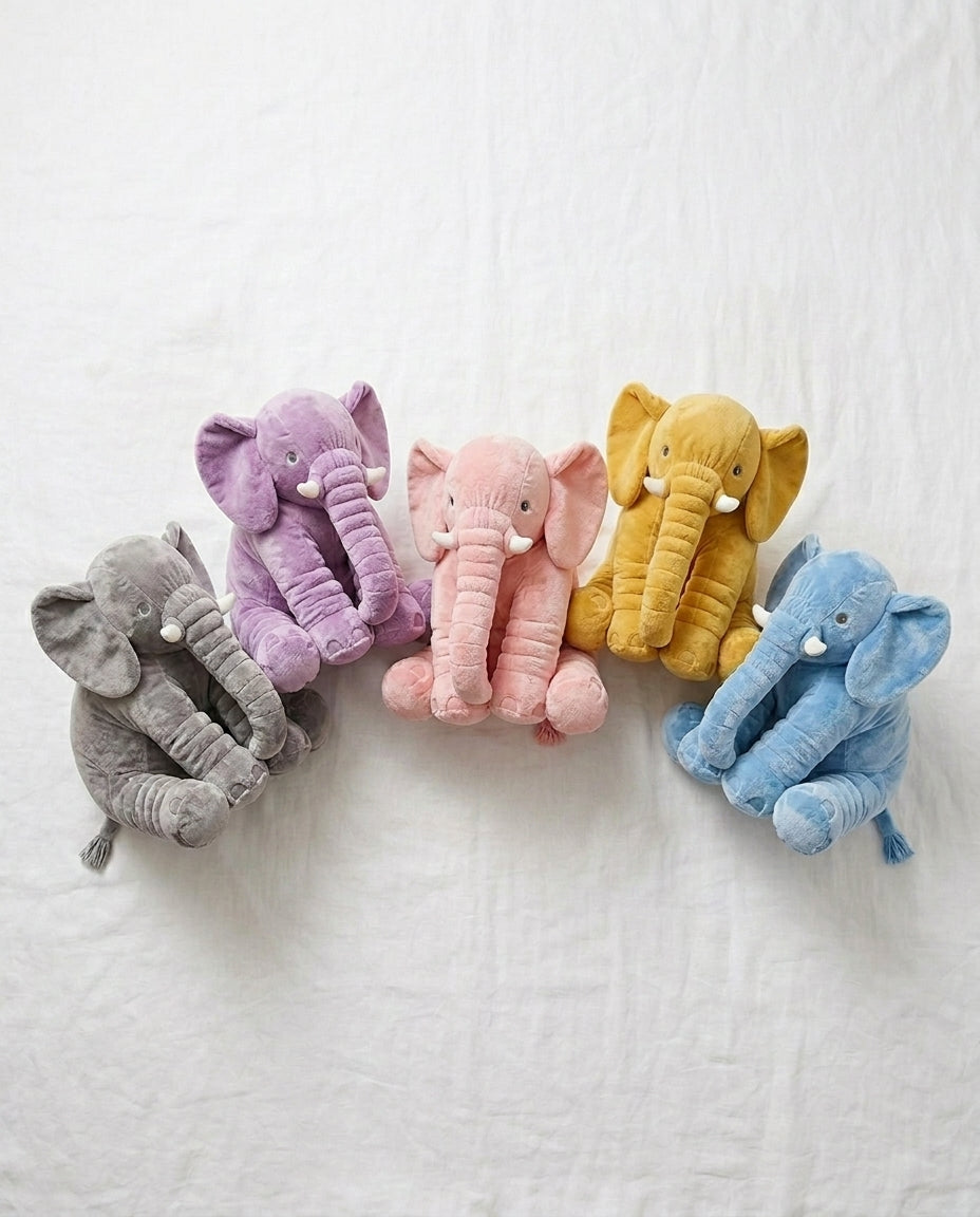 Plysjeelefant Krakrakudde – Myk Bamse for Barn