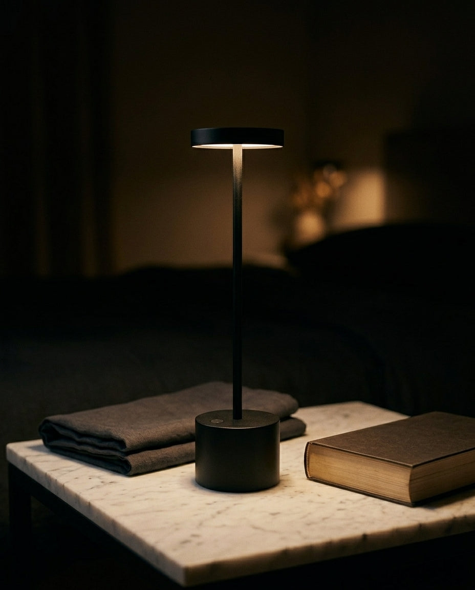 Oppladbar LED-bordlampe | Touch-dimming – Lumara