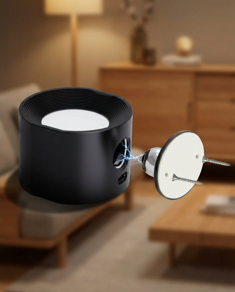 LumiOrb 360 — Trådløs vegglampe