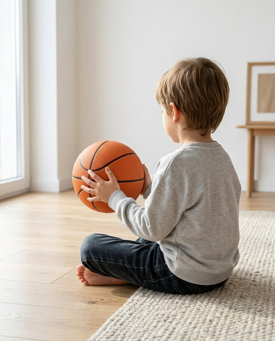 Stille innendørs basketball | Myk skumball
