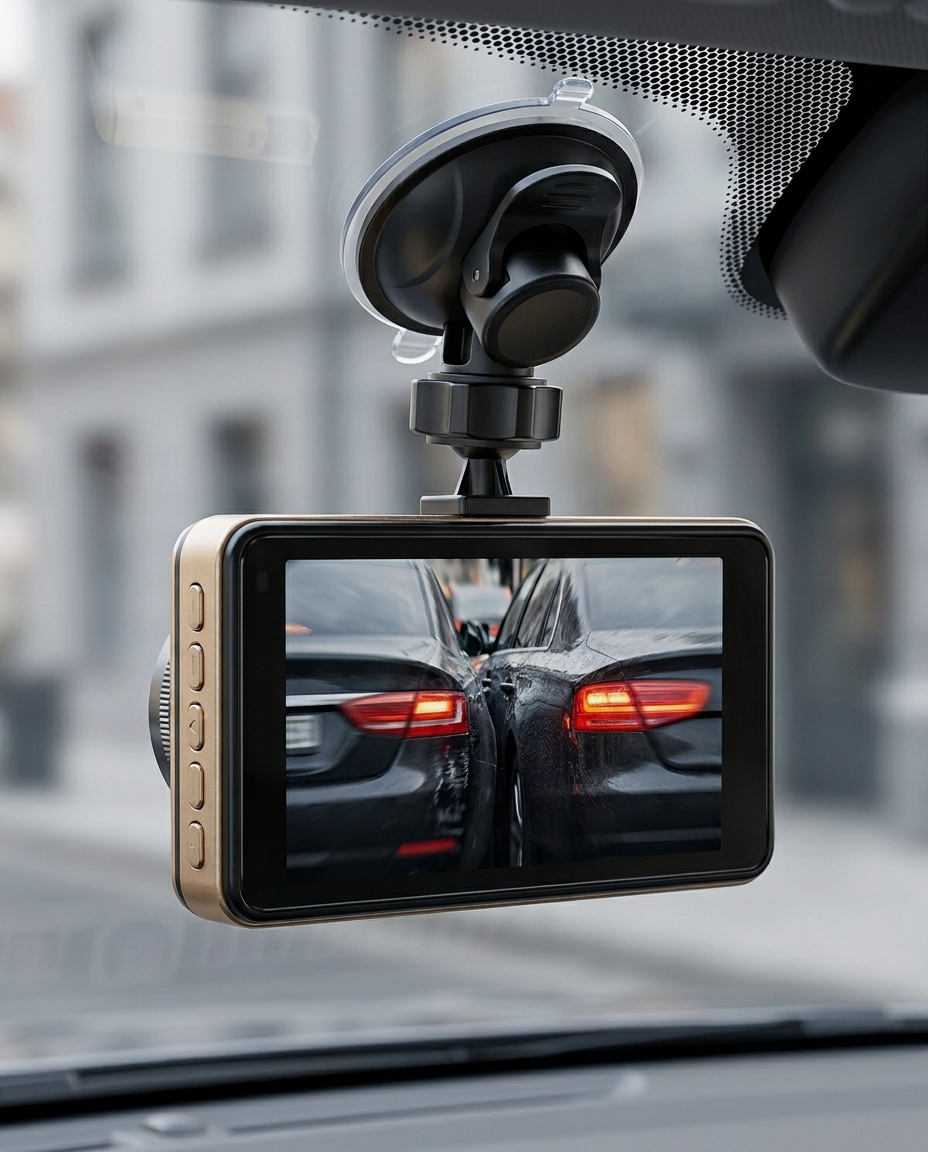 Dual-Dashcam Foran & Bak 1080P | Nattesyn, G-Sensor