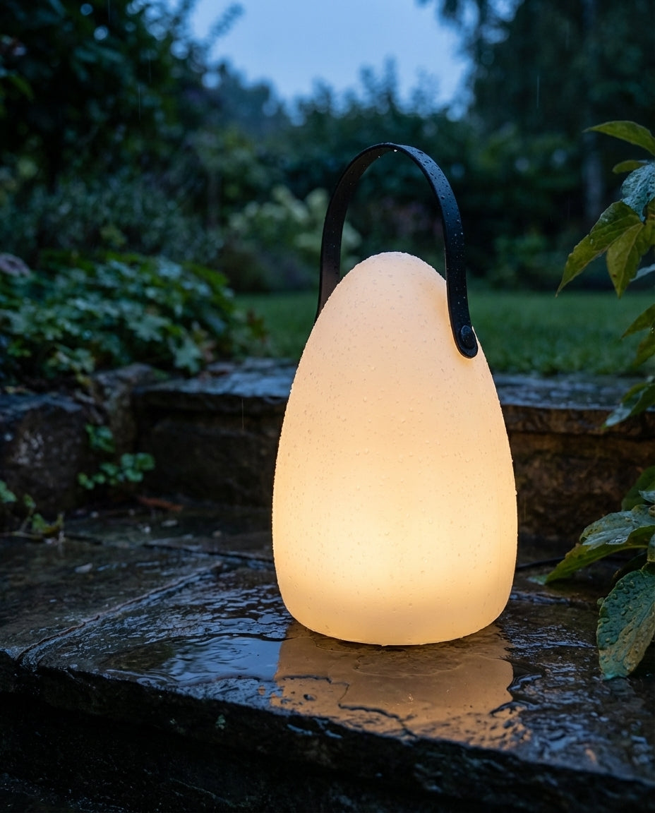 Ledningsfri utendørslampe | Vanntett, fargebyttende