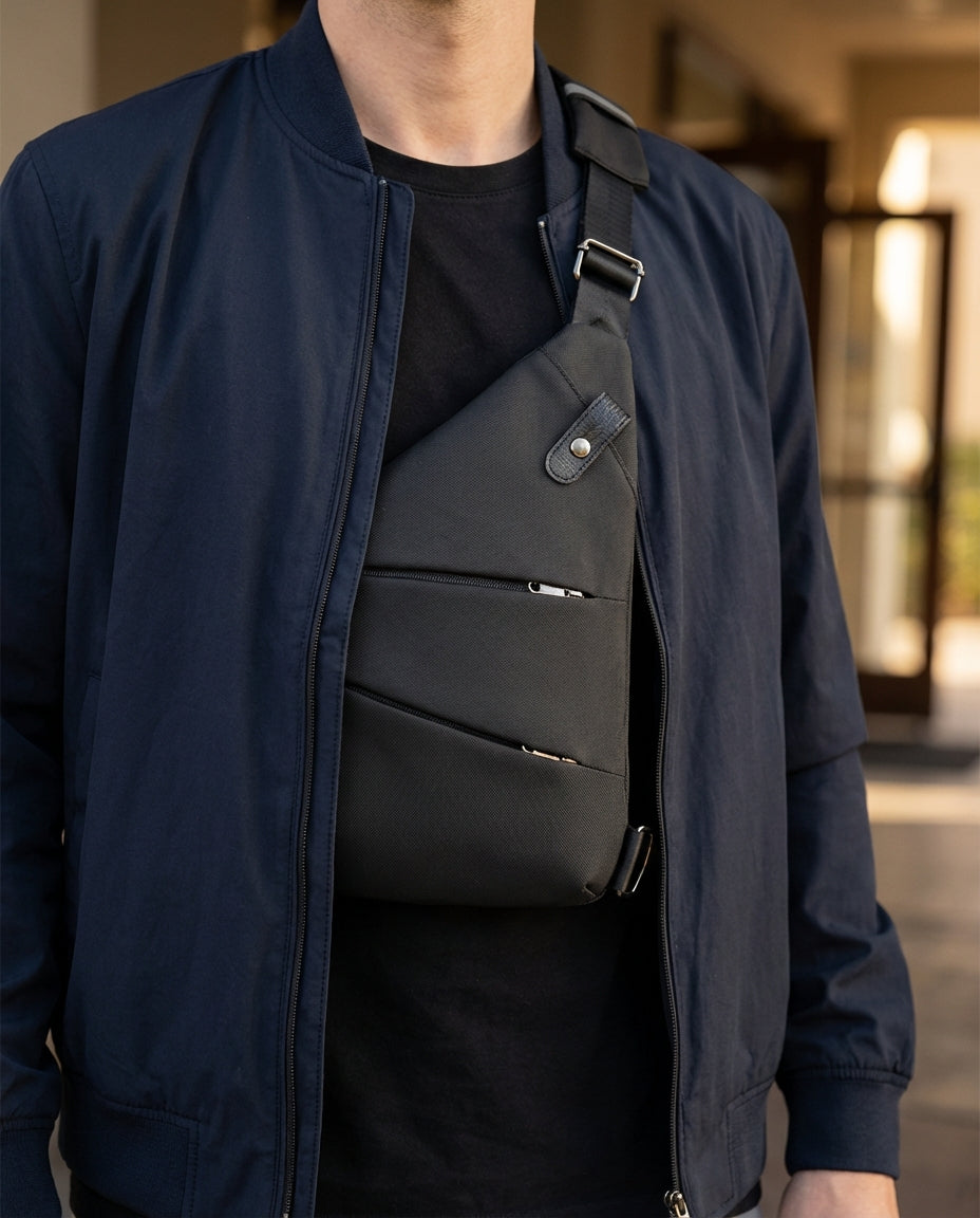 Enkeltrem Tyverisikker Skulderveske | SlimShield