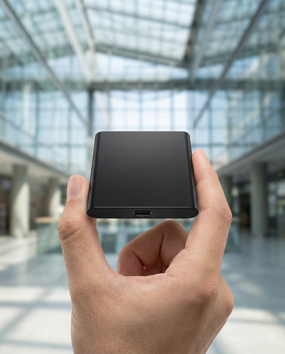 Bærbar SSD 128TB | Ultraraskt USB-C eksternt drev