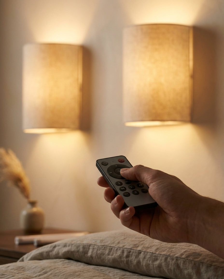 Trådløs vegglampe | Magnetisk oppladbar lampe – Linsskjerm