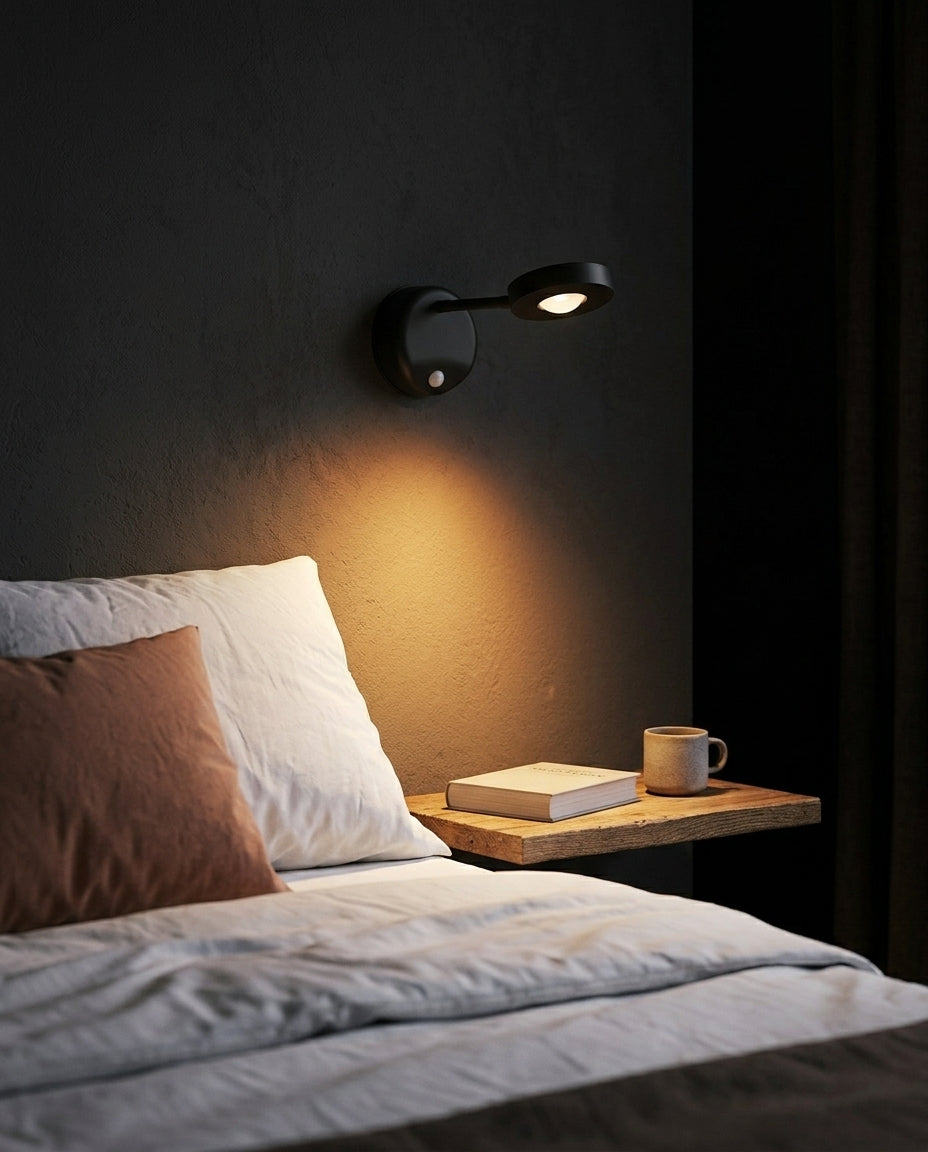 Trådløs LED-spotlight med bevegelsessensor | LumaSwivel 360