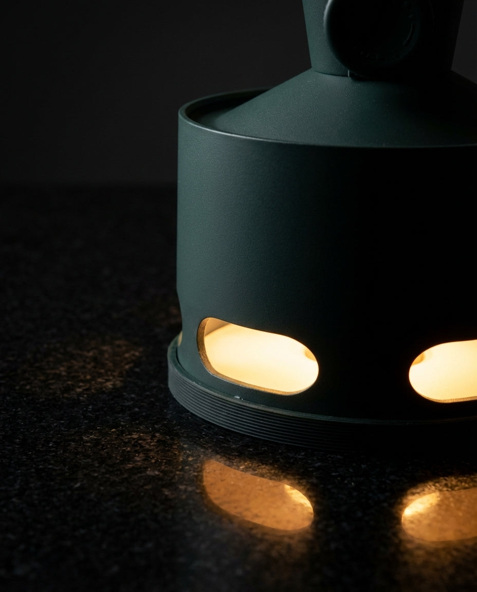 Oppladbar vintage LED-lykt – WickGlow | USB-C