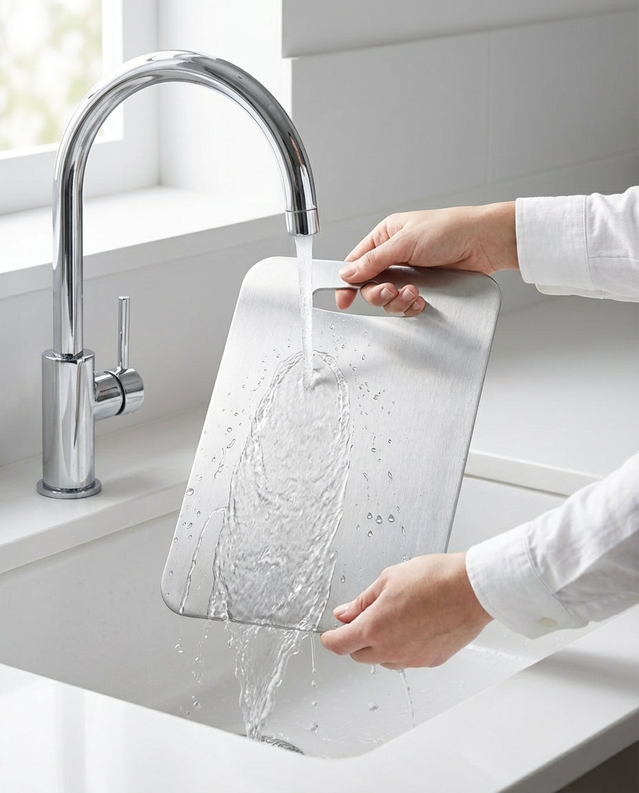 Titanstål skjærebrett | Ingen BPA eller mikroplast