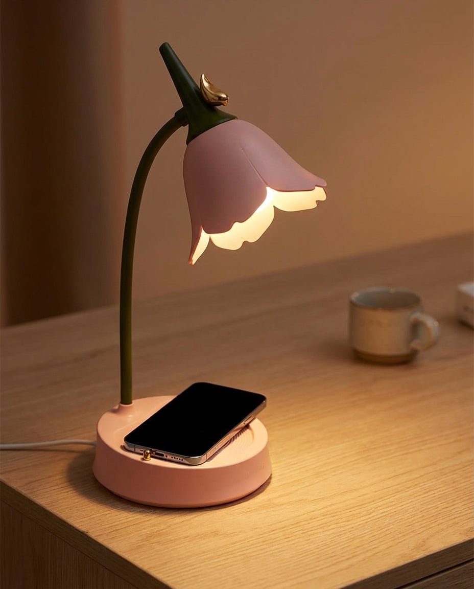 Blomsterbordslampe | BloomGlow – Touch & Dempbar LED