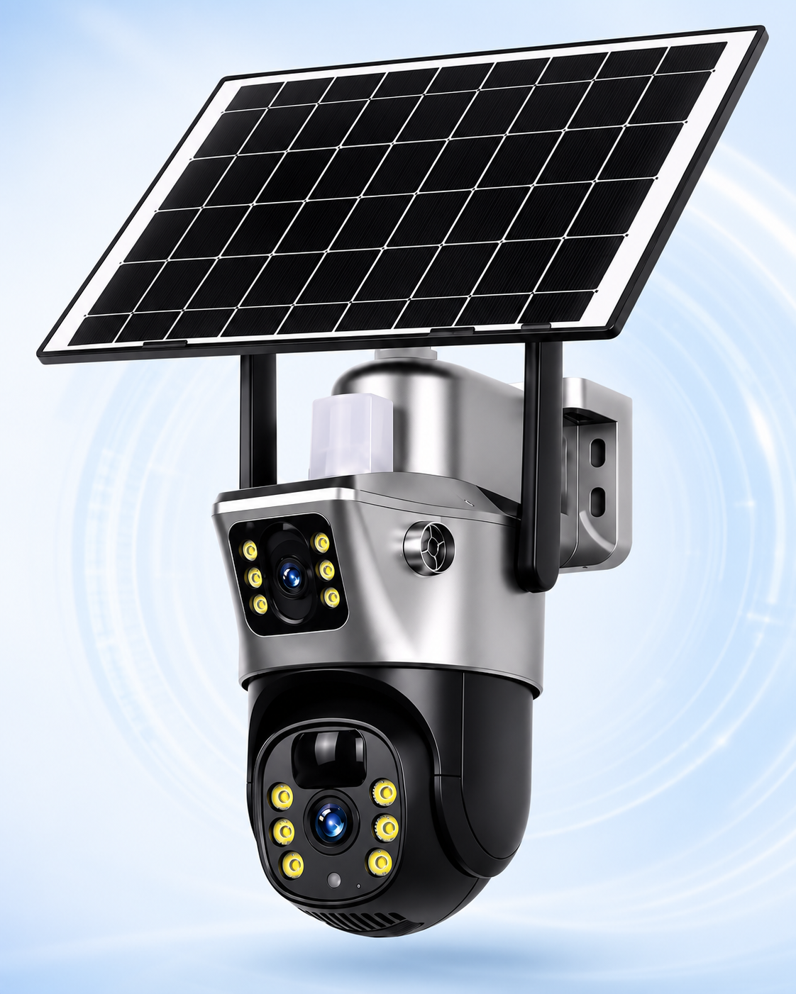 SolarWatch 360 Camo - Soldrevet trådløst overvåkningskamera