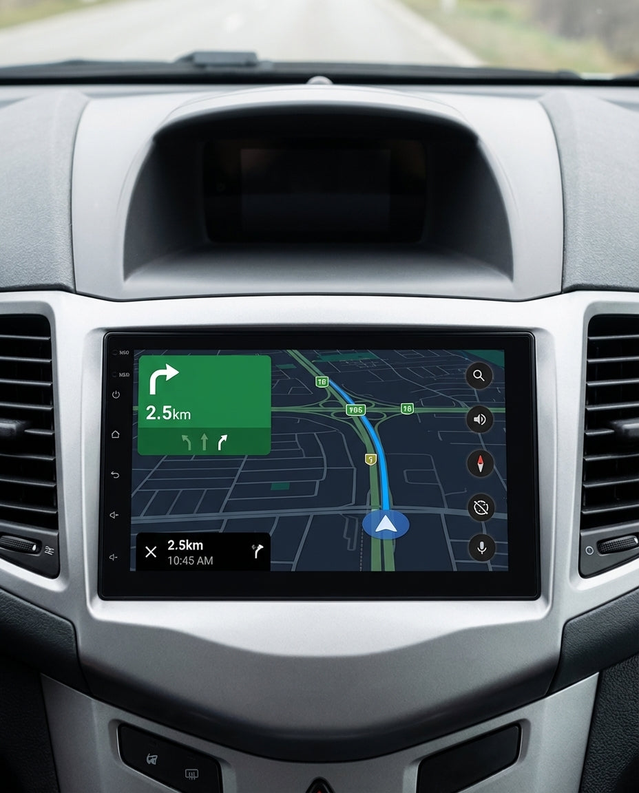 Dobbel-DIN Android-bilradio | GPS, BT og appbutikk