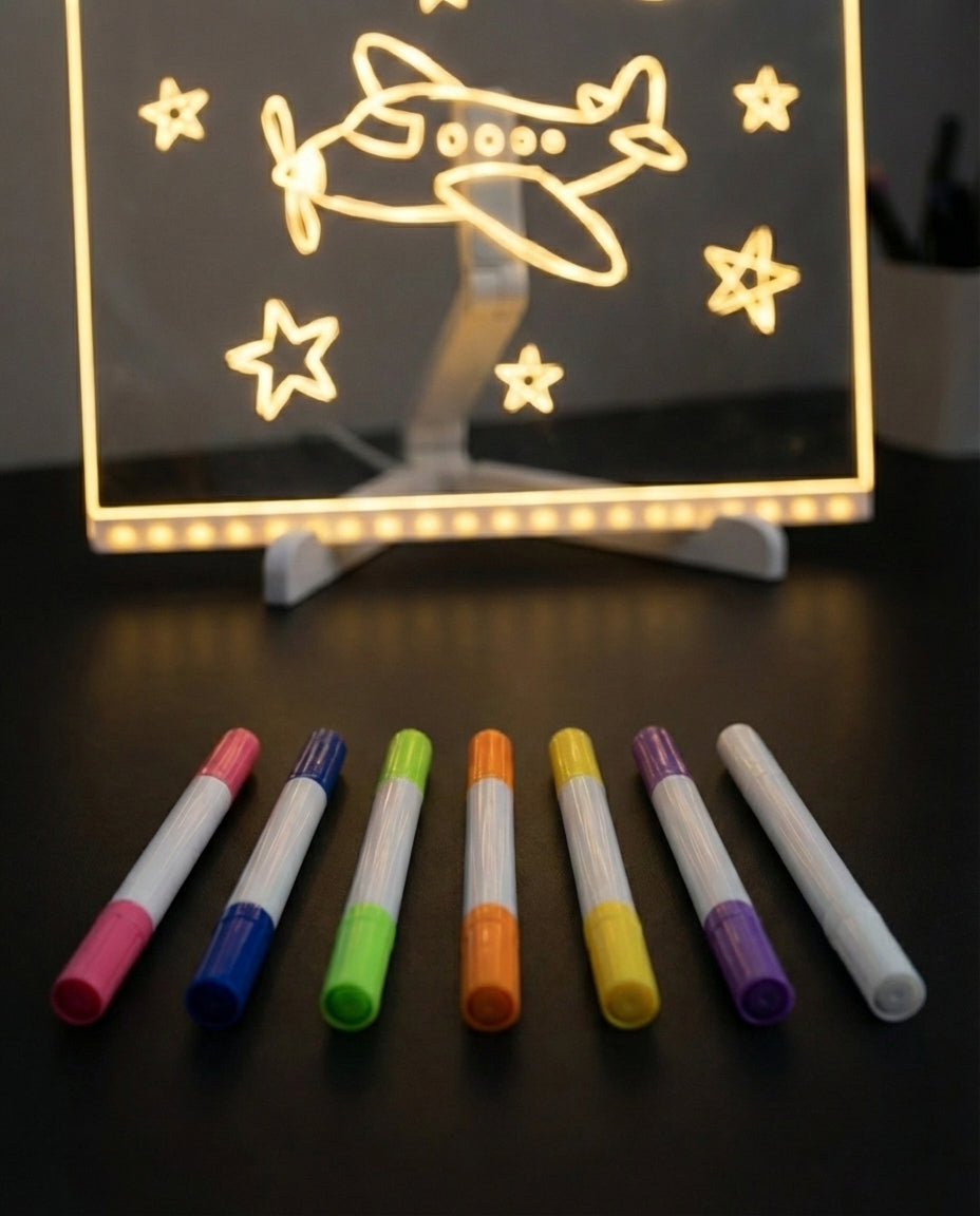 LED-tegnebrett for barn | GlowSketch lysplate