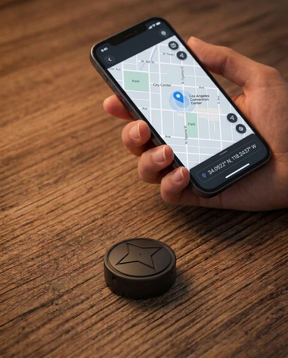 Mini magnetisk GPS-tracker | Sanntidssporing