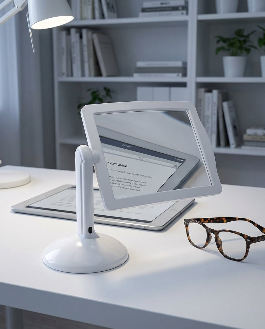 Sidemagnifiserer med LED-lys | ClaraVision stativmagnifiserer