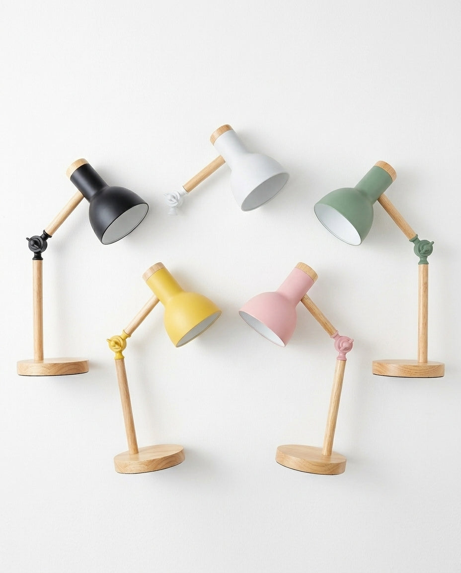 Nordisk LED-skrivebordslampe – Justerbar arm & berøringsdimmer