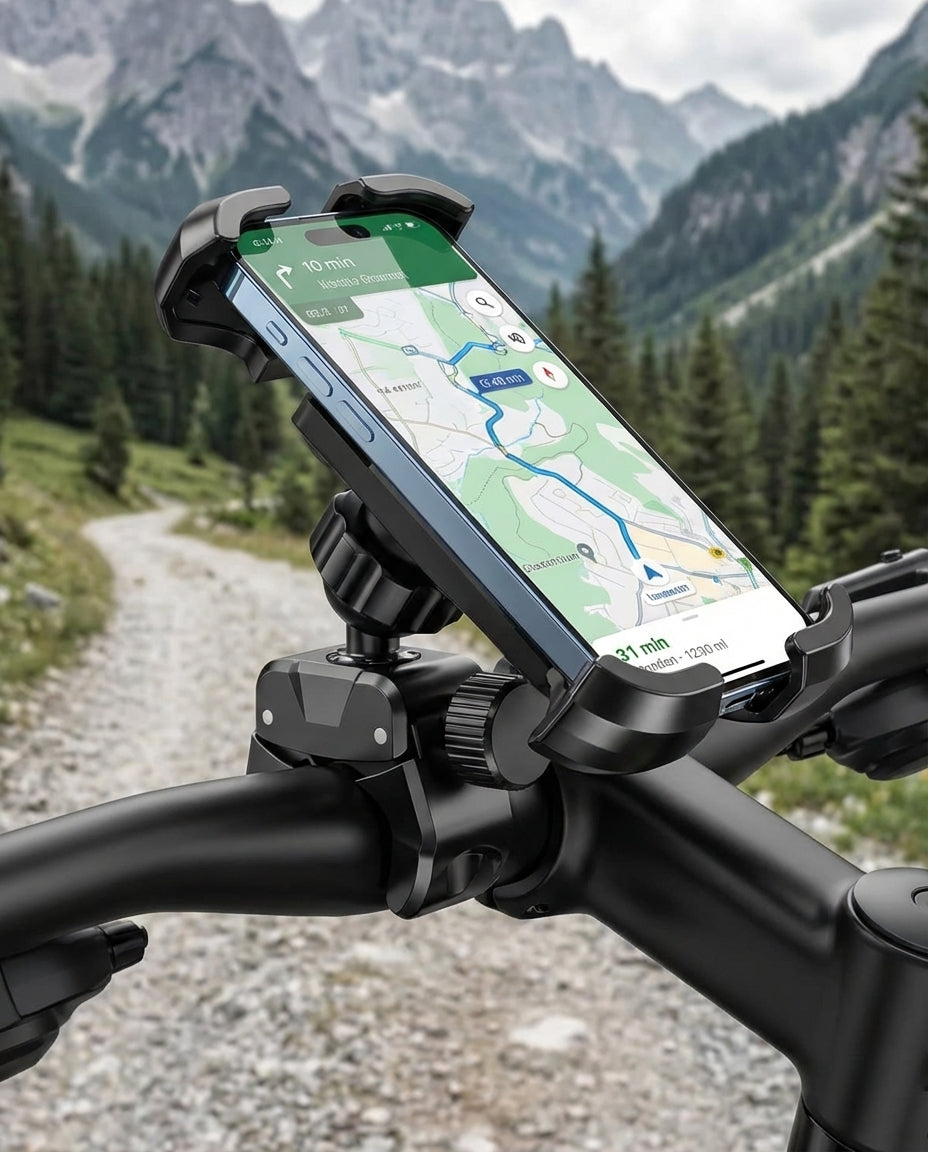 Sykkeltelefonholder – 360° rotasjon | Passer alle sykler