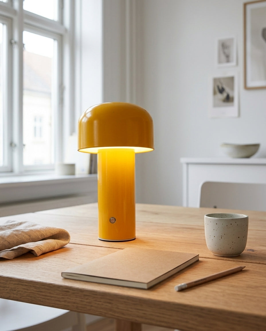Sopplampe | Oppladbar LED-berøringslampe til skrivebord