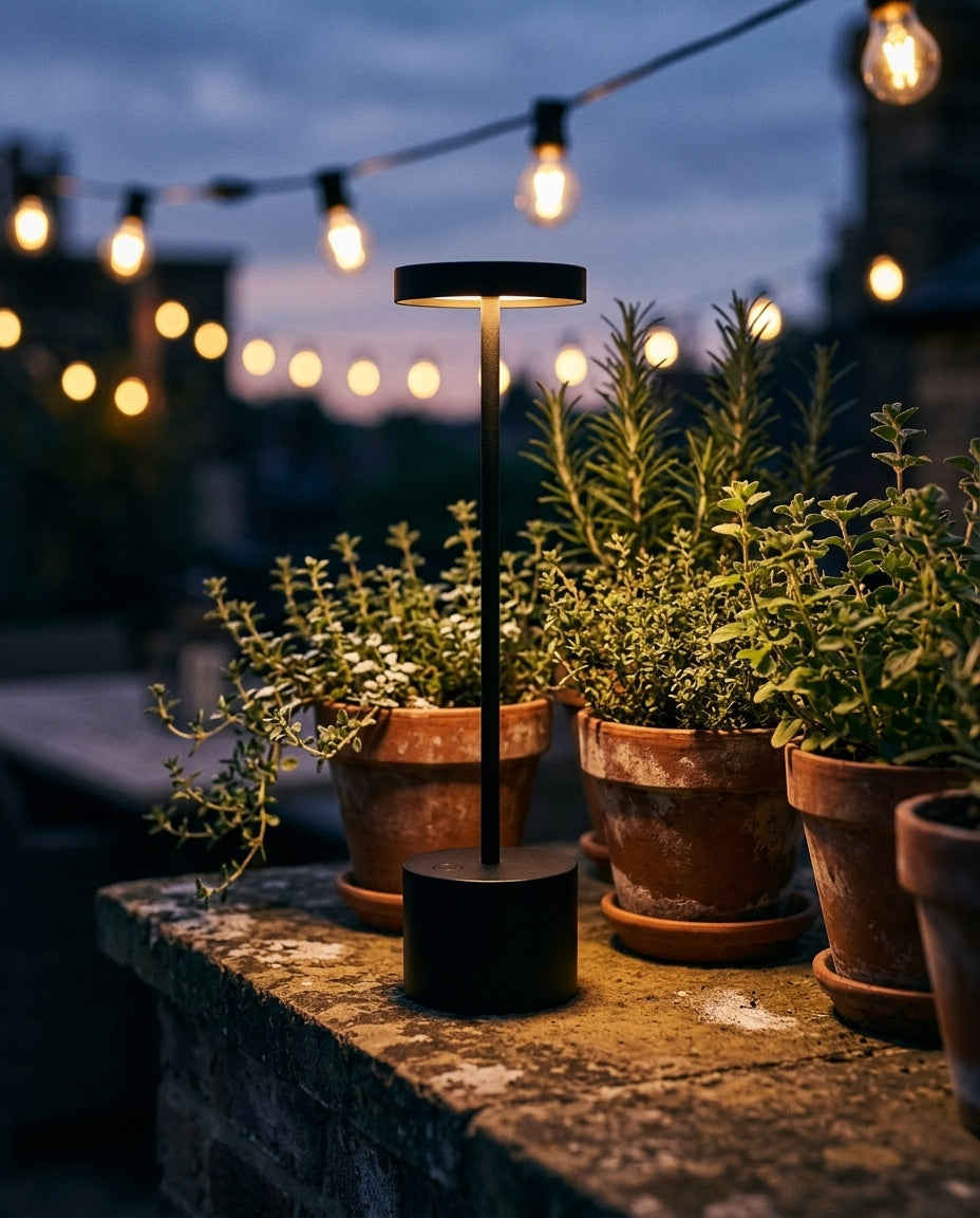 Oppladbar LED-bordlampe | Touch-dimming – Lumara