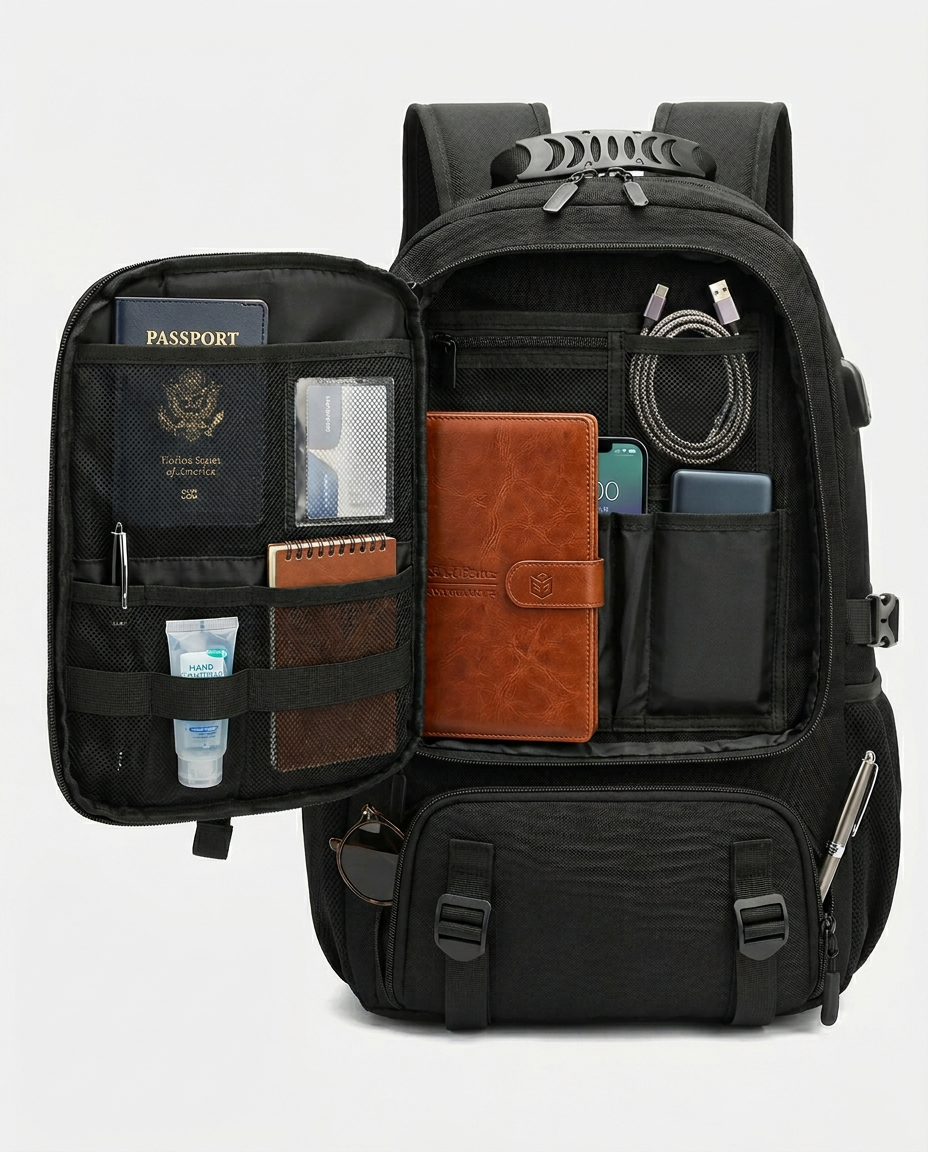 Utvidbar reiseryggsekk 60L – Venture Alto Backpack