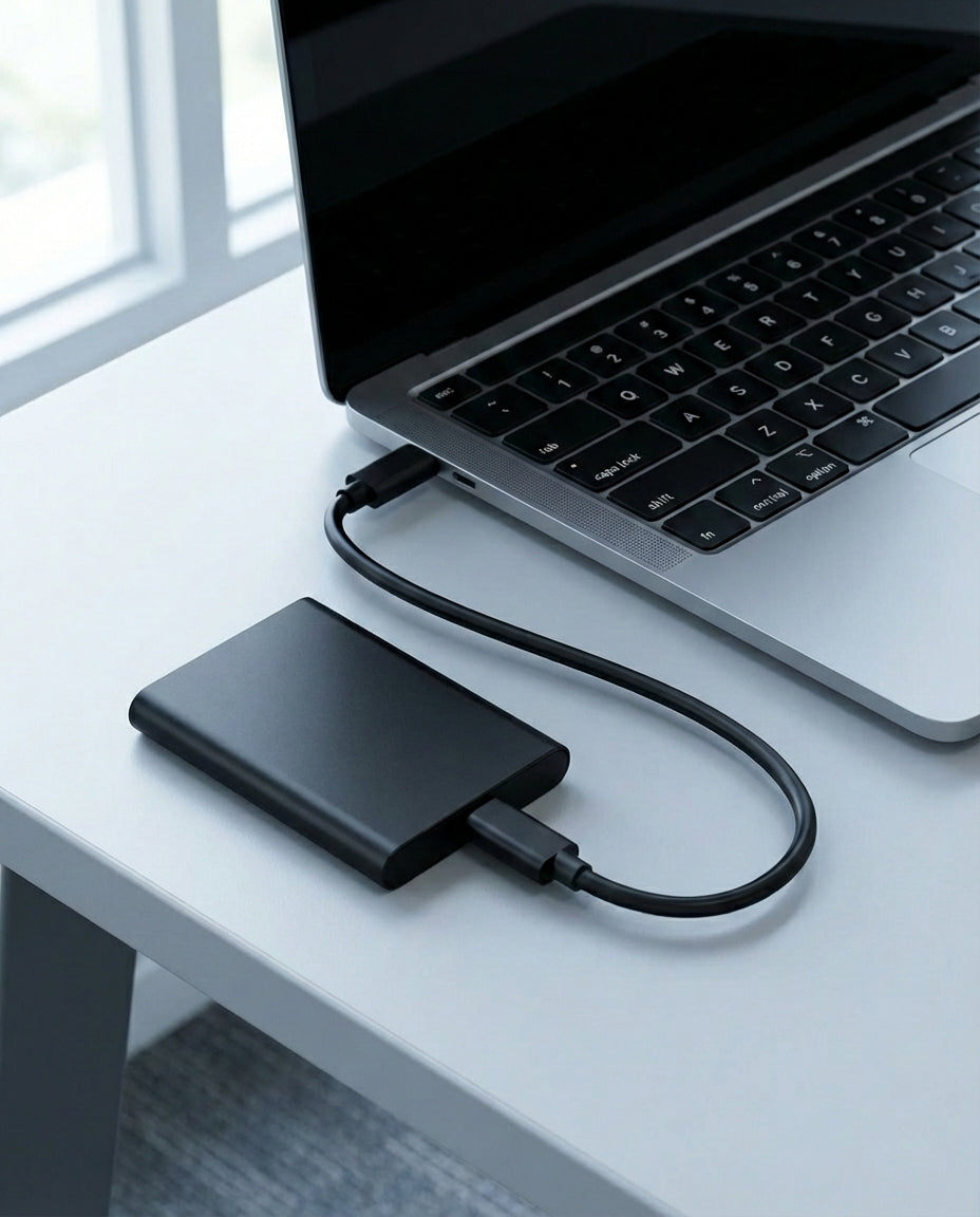 Bærbar SSD 128TB | Ultraraskt USB-C eksternt drev