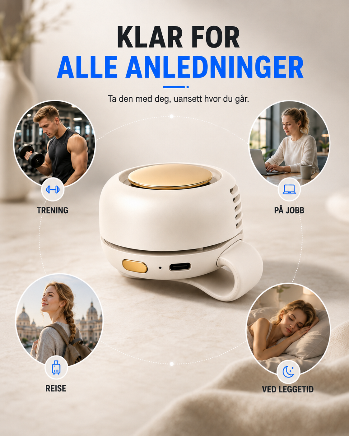 Breeze Clip Personal Cooling Fan
