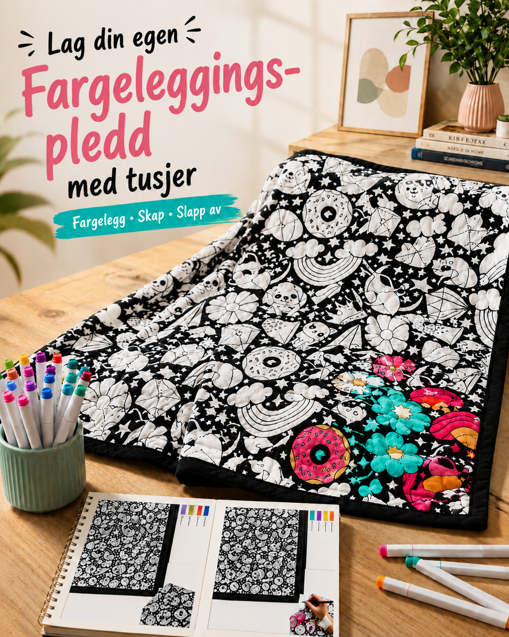 Fargelegg & Kos-teppet