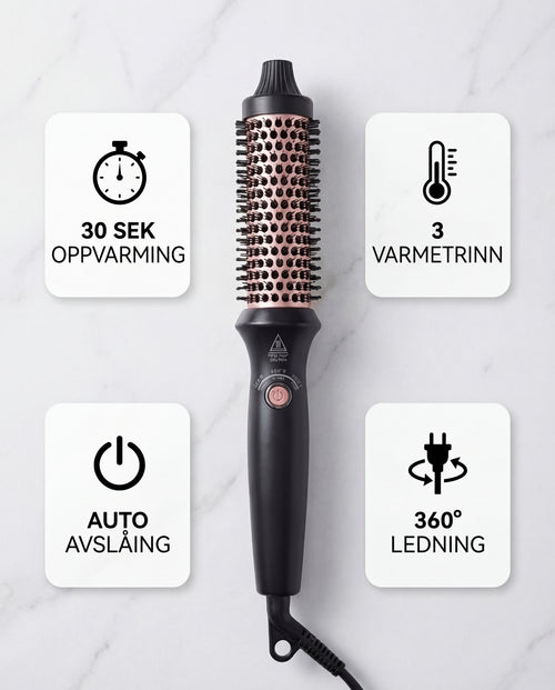 BlowoutPro | 3-i-1 Termisk Stylingbørste
