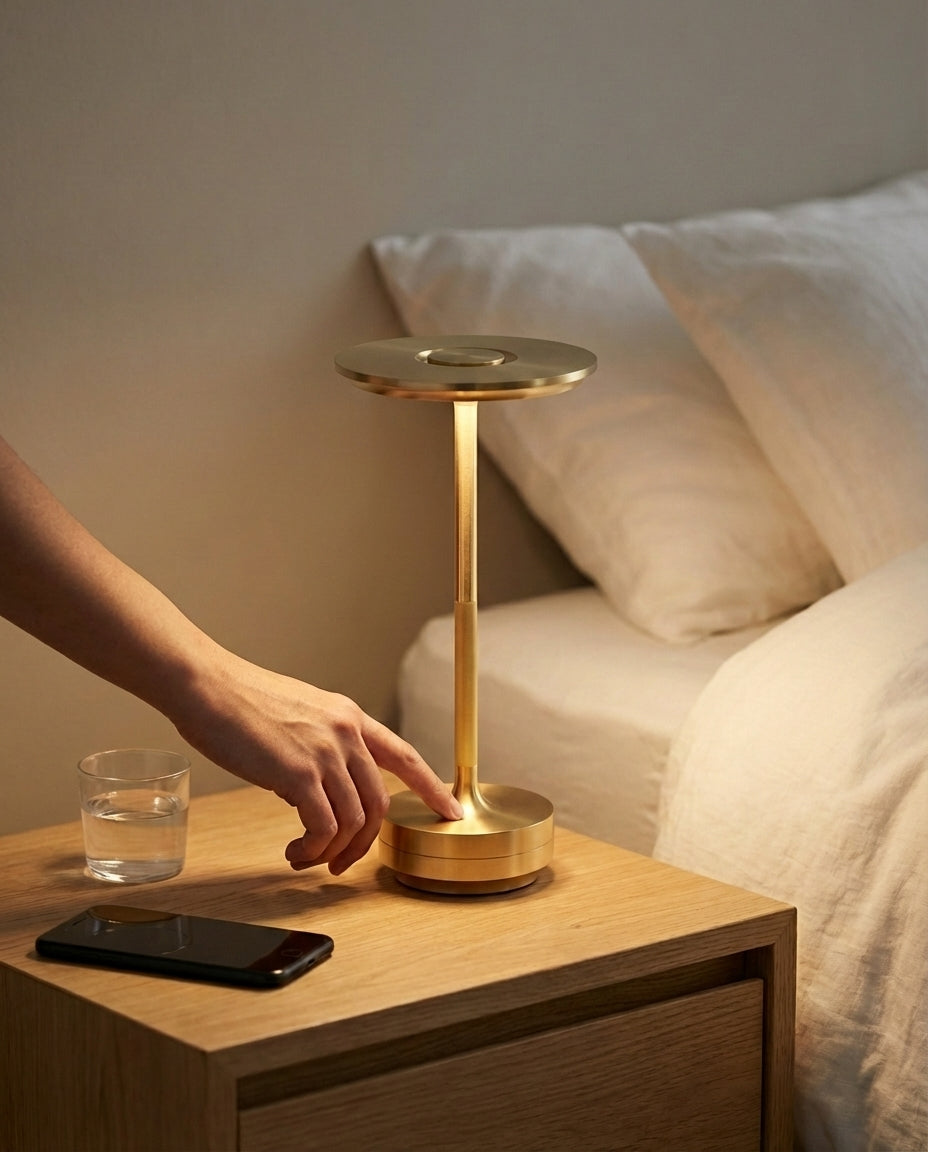 Trådløs oppladbar bordlampe | Aura Glow