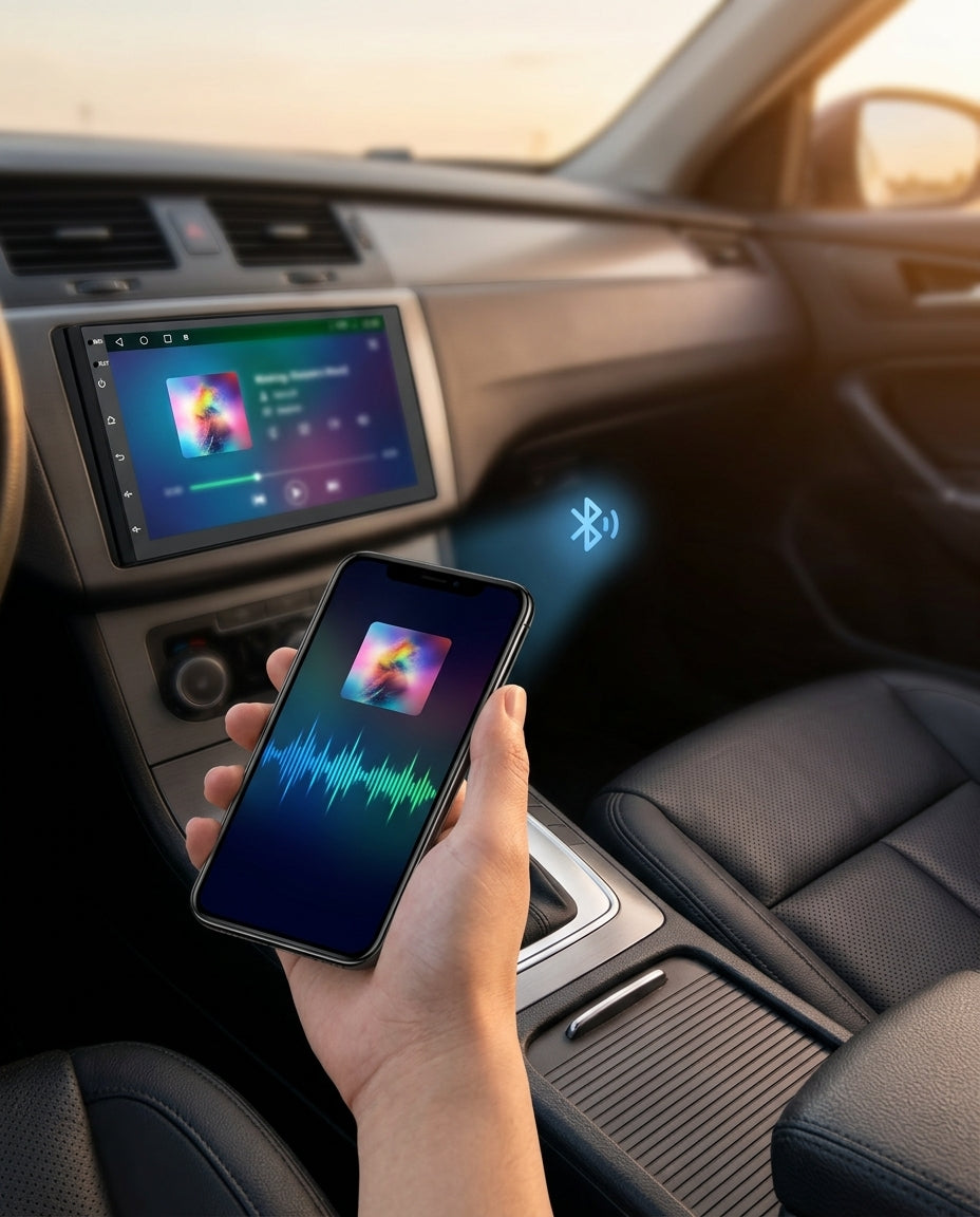 Android Dobbel-DIN Bilstereo | 10" Berøringsskjerm & GPS