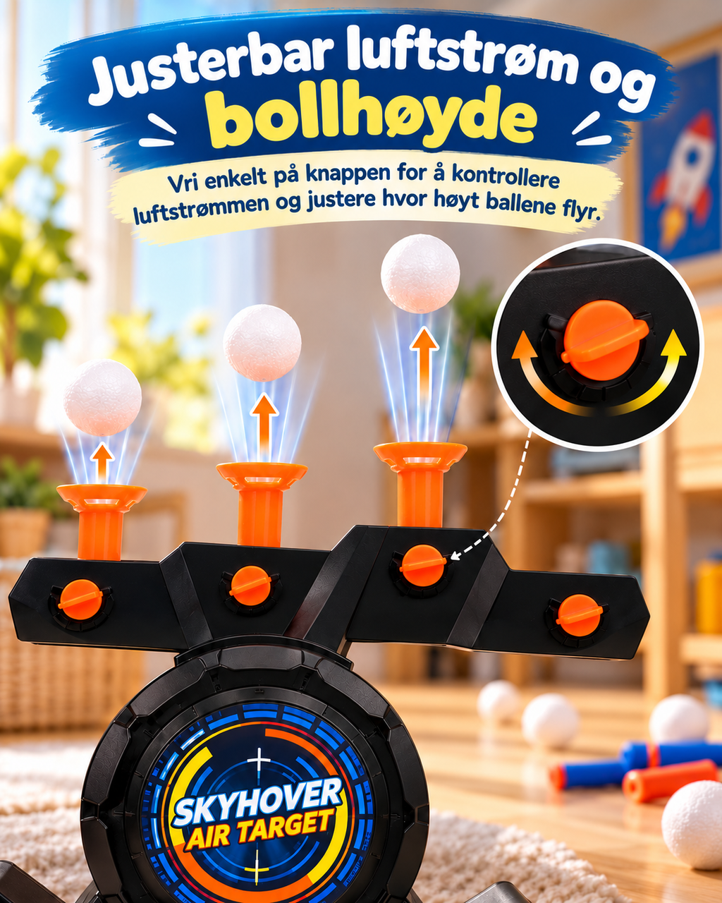 SkyHover – skytespill med svevende baller