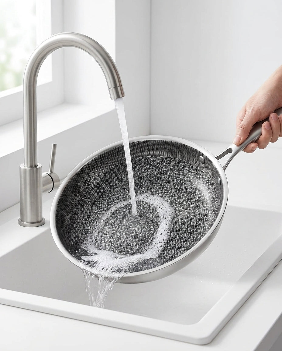 Rustfri Stekepanne Non-Stick | PixelCook Pro 30cm