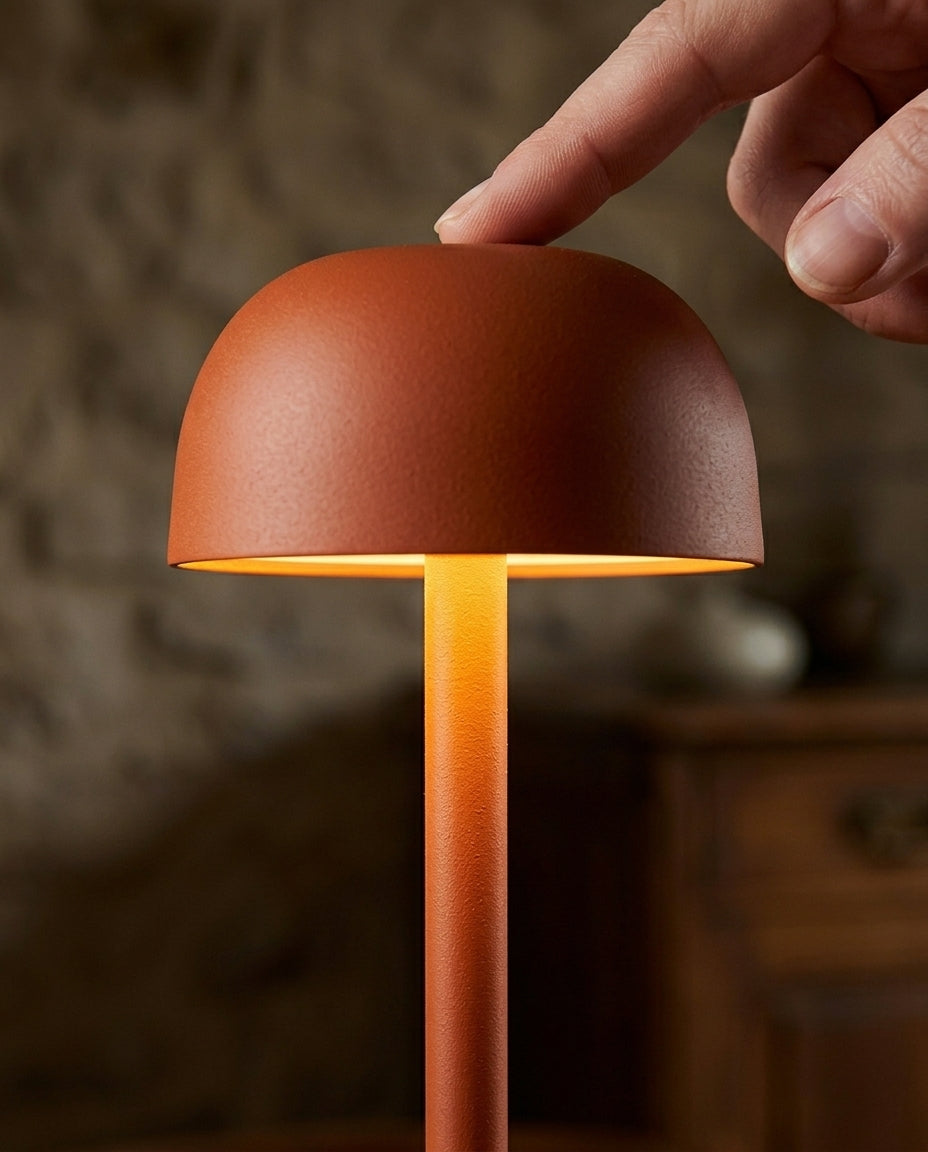 Trådløs dempbar soppbordslampe | Oppladbar