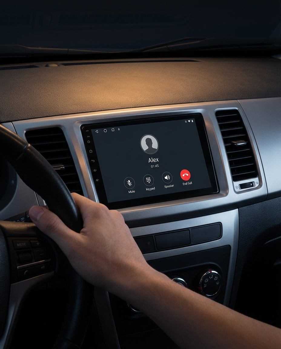Dobbel-DIN Android-bilradio | GPS, BT og appbutikk