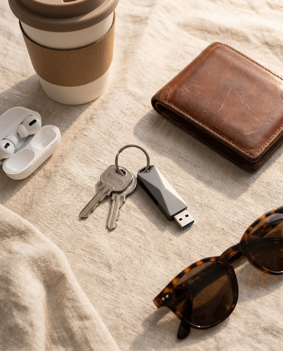 VaultDrive SwiftVault | USB-minnepinne — USB-C & USB-A