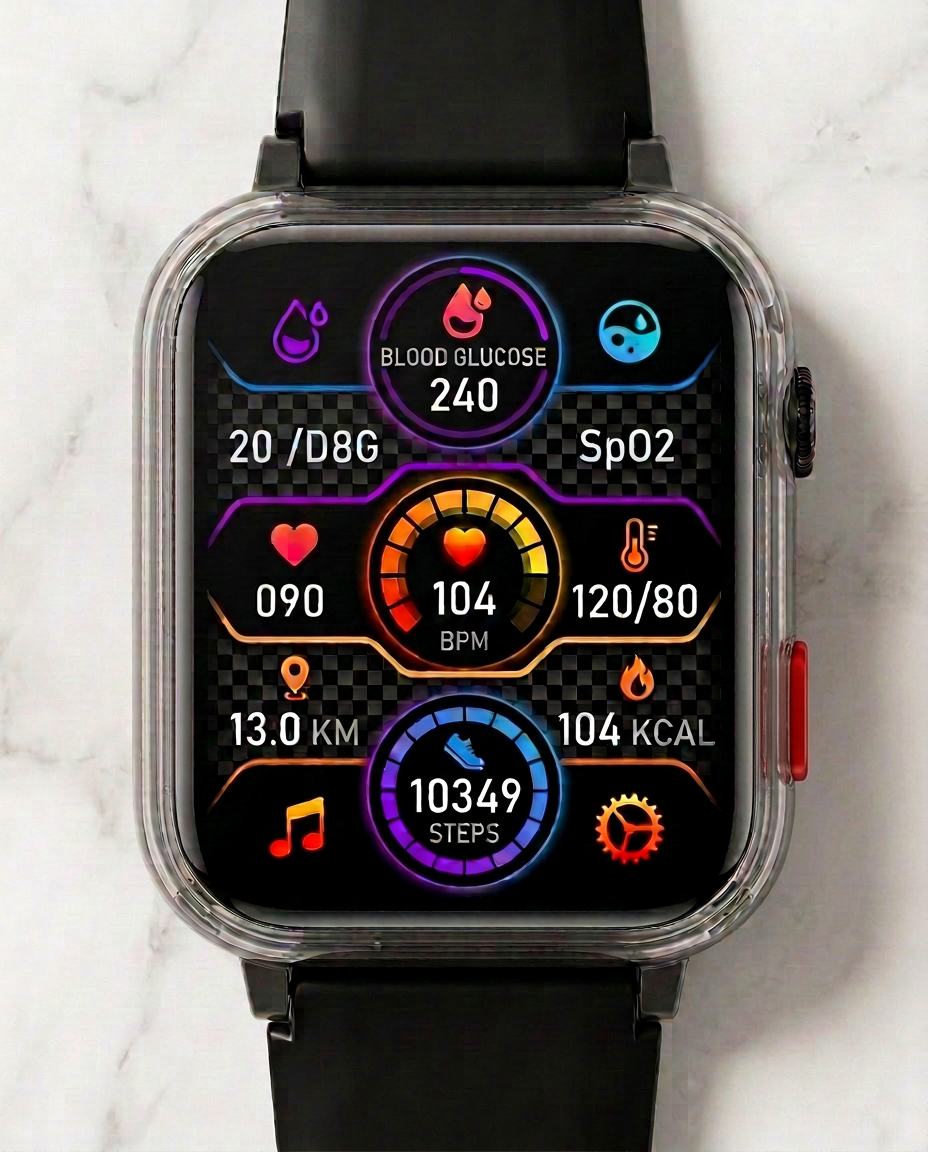 4G Smartklokke GPS SOS Blodsukker Helse | ConnectCare Pro