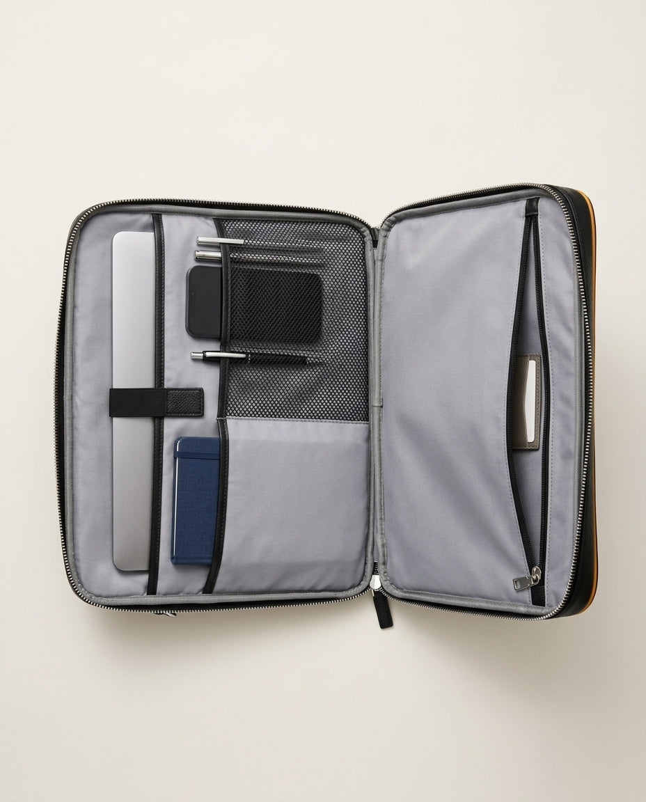Skinnveske for laptop crossbody | Meridian Tote